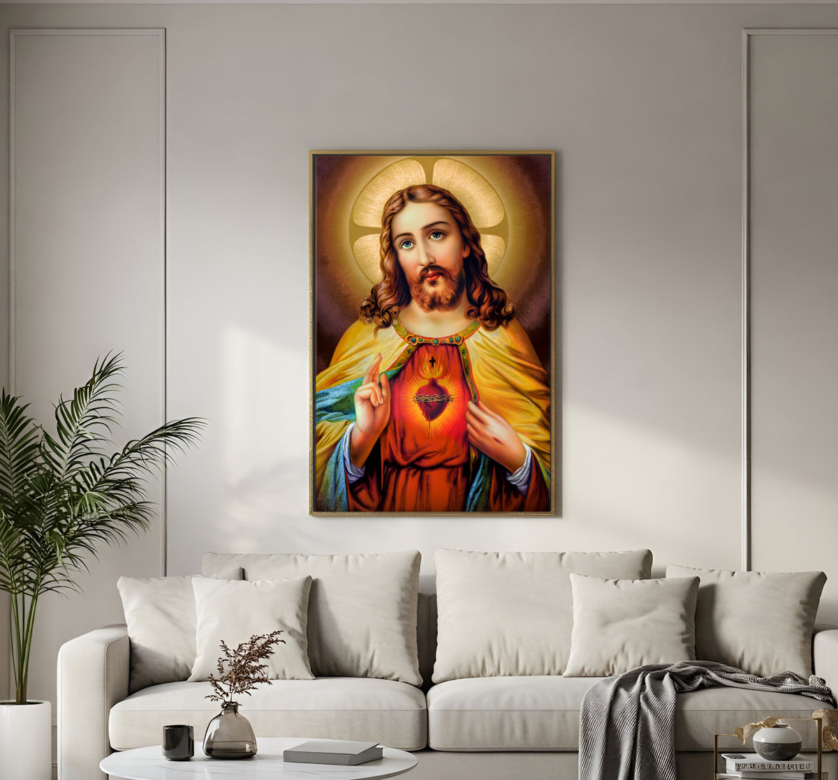 sacred heart Jesus hd Acrylic  wall photo frame
