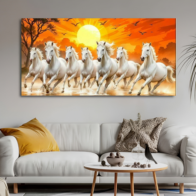 Seven Horse Best wall decor hd Acyrlic frames