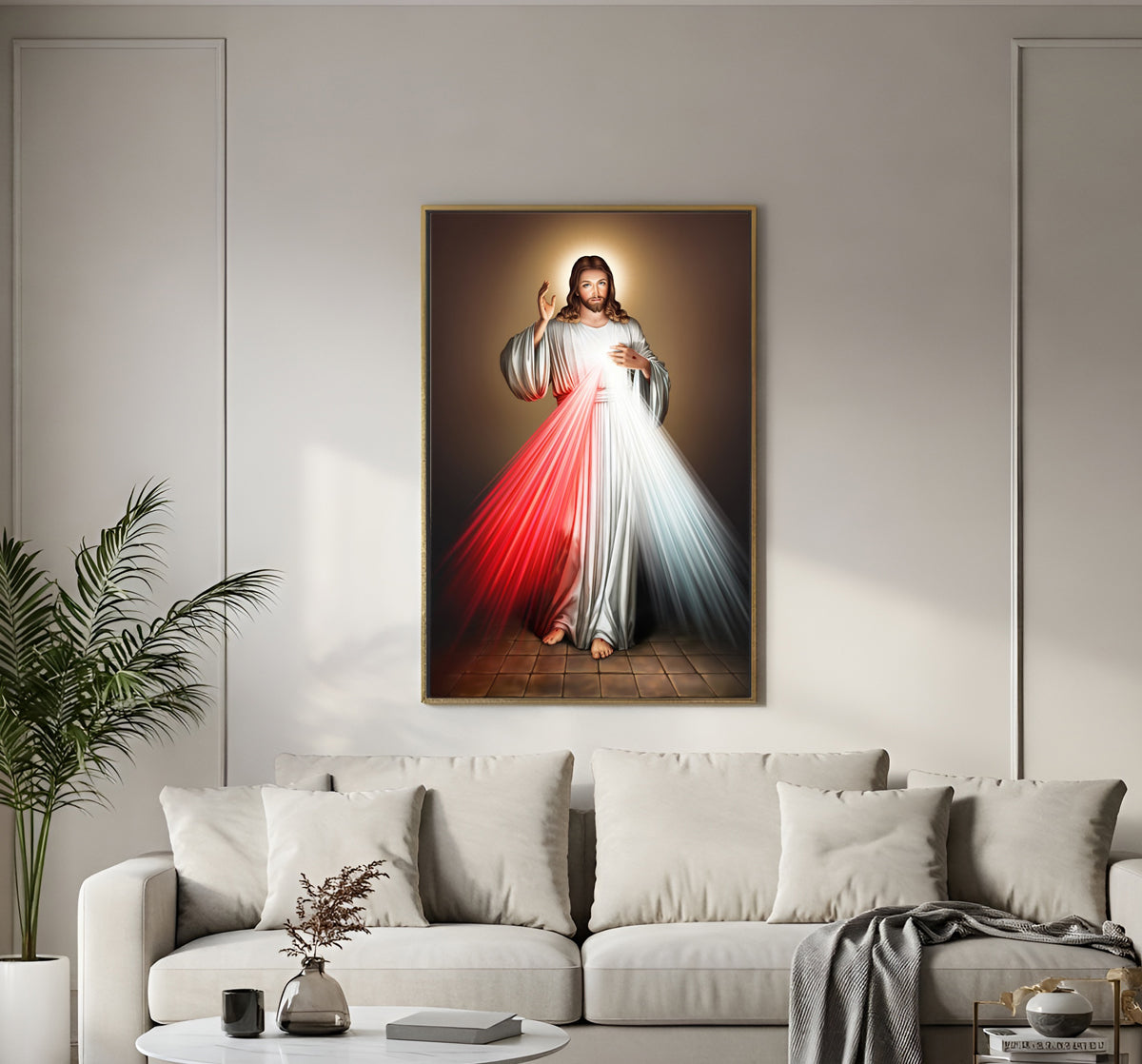 Divine mercy   Acrylic  wall photo frame