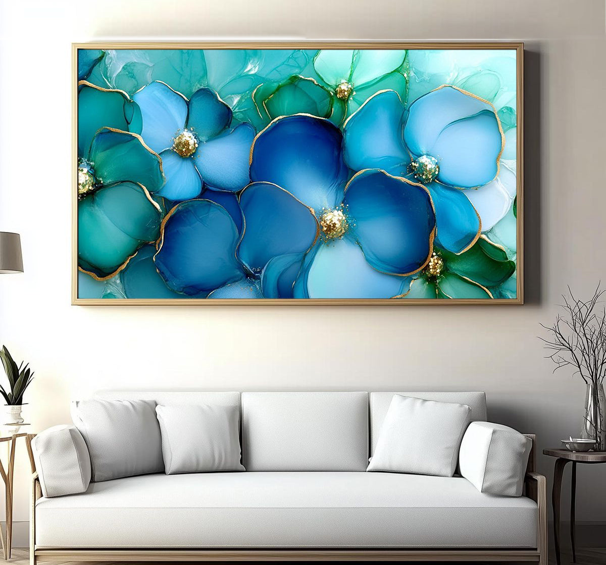 Best wall decor photo frames with floral flower design