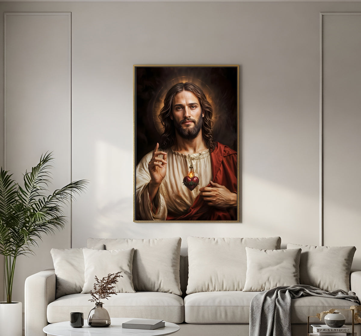 sacred heart Jesus hd Acrylic  wall photo frames9
