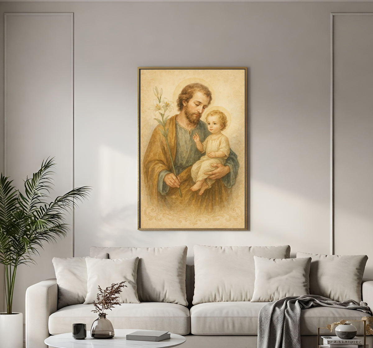 St.Joseph  hd Acrylic  wall photo frame2