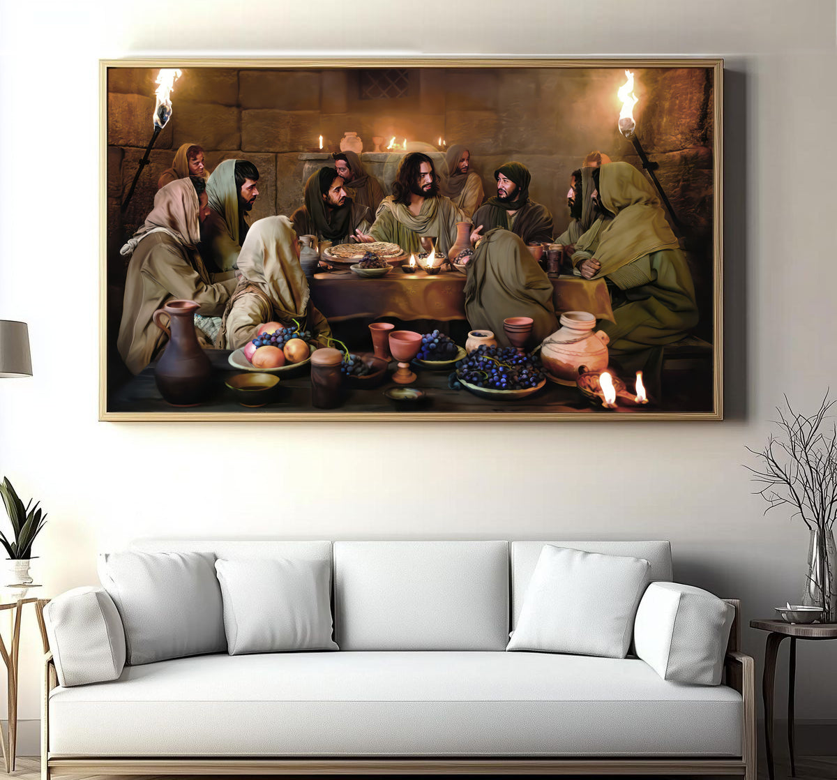 Last supper premium quality acrylic framed decor for home Fi 1