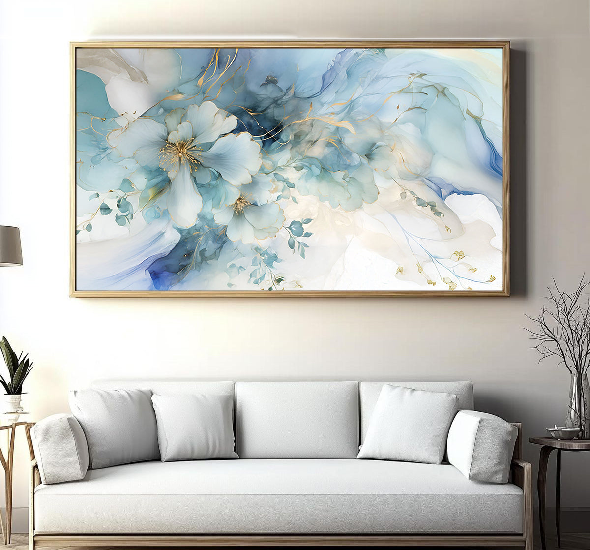 Best wall decor hd Acyrlic frames floral design