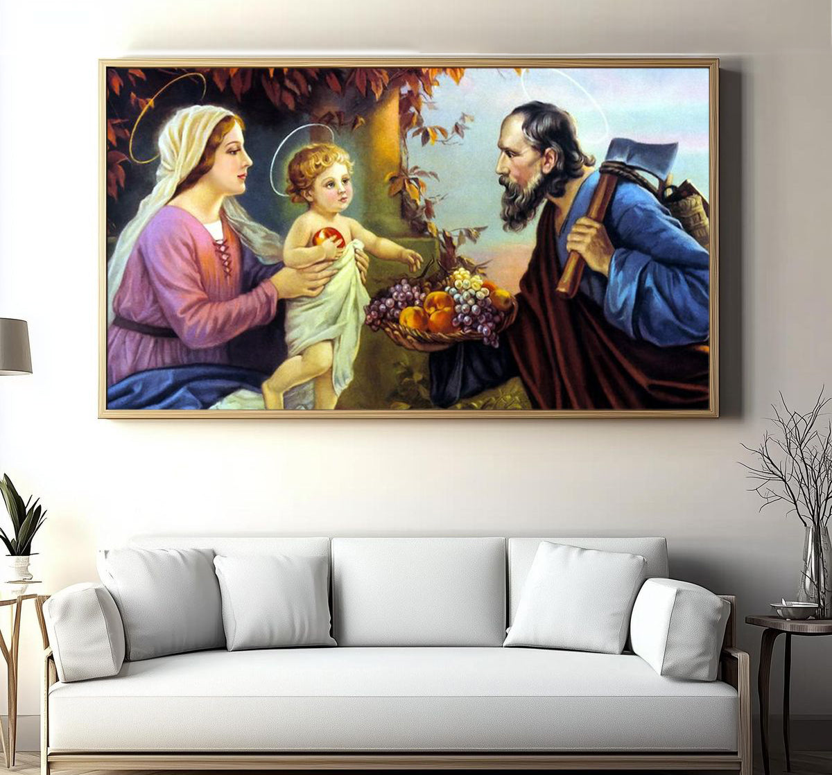 Holy family Prayer of agony premium quality acrylic framed decor for home latest design landscape
