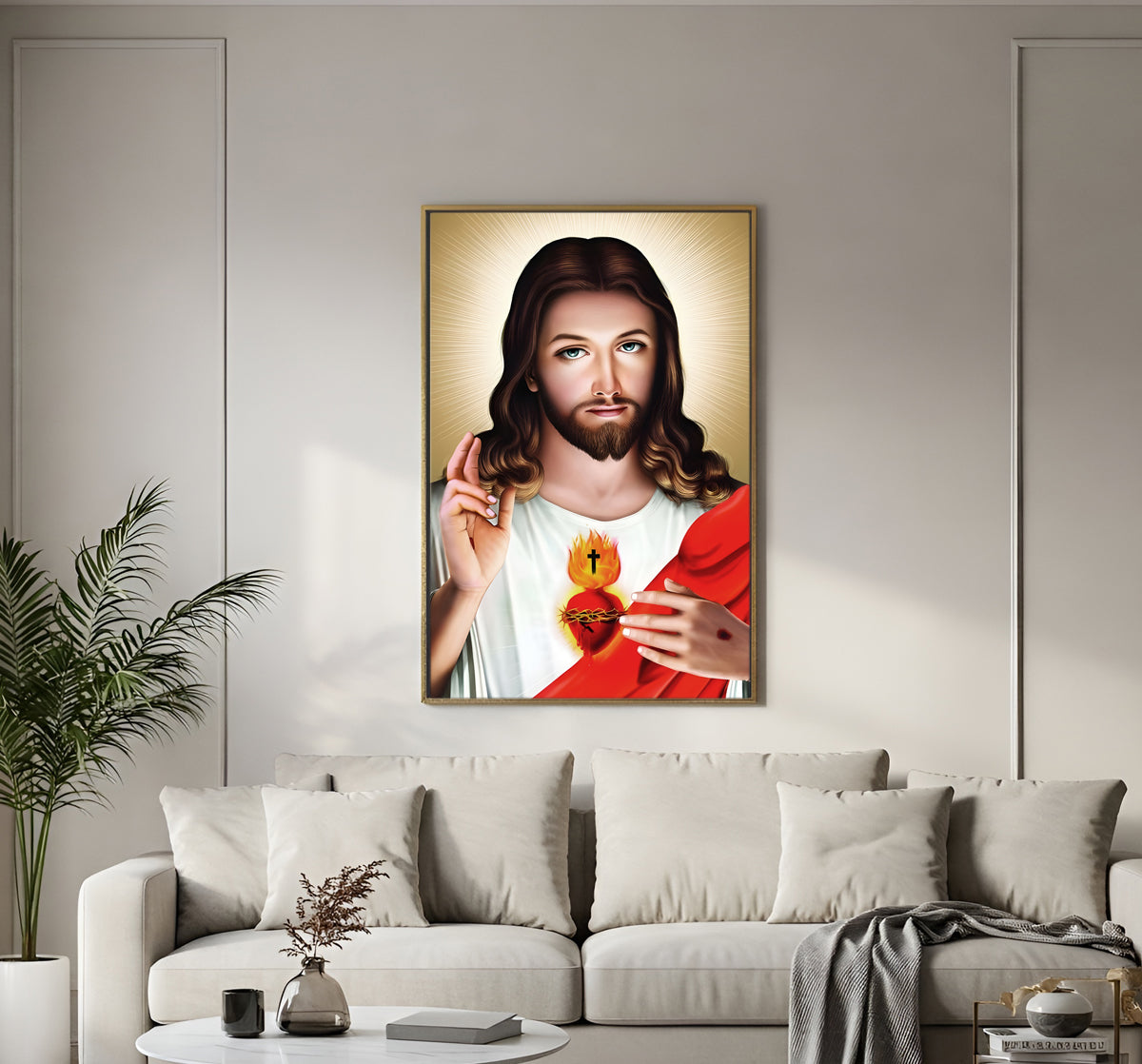 sacred heart Jesus hd Acrylic  wall photo frames11