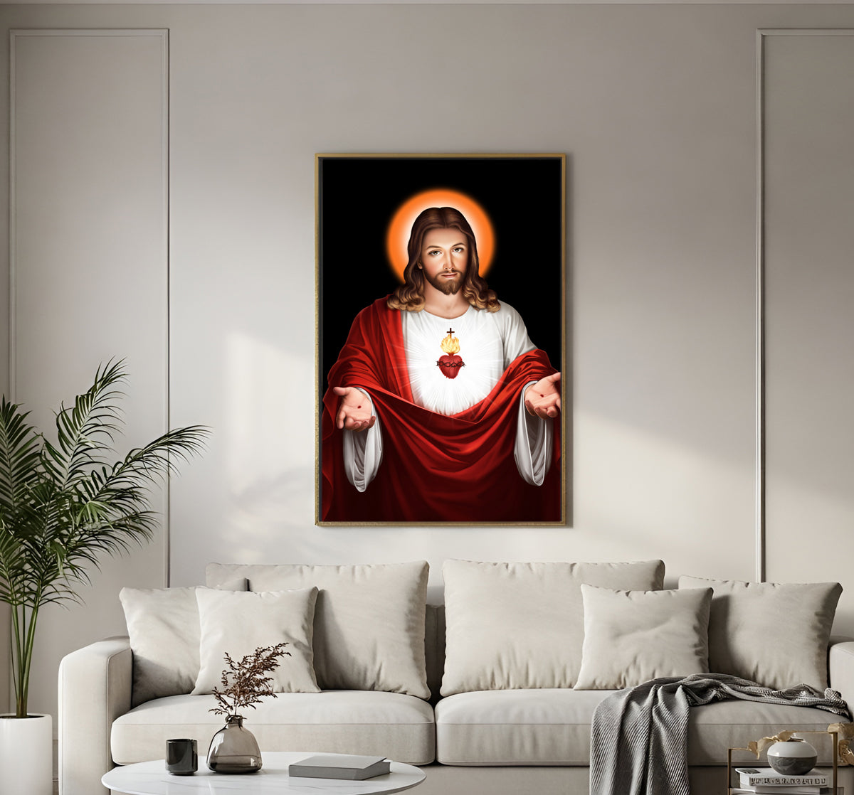 sacred heart Jesus hd Acrylic  wall photo frames7