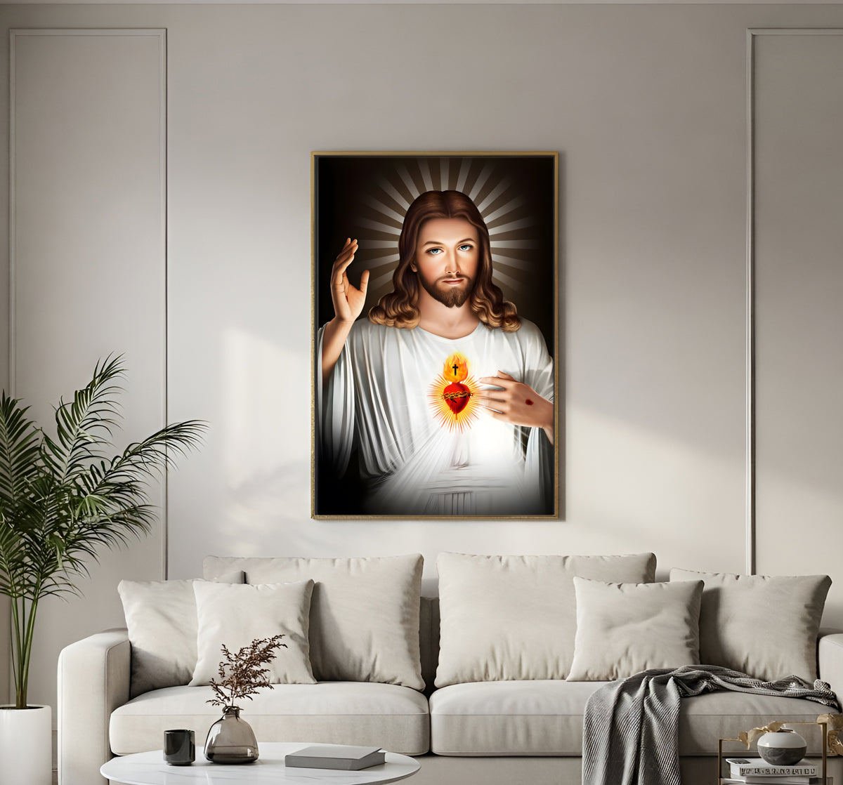 sacred heart Jesus hd Acrylic  wall photo frames8