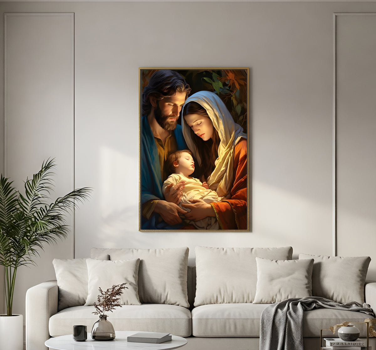 Holy family Acrylic  wall photo frame 6