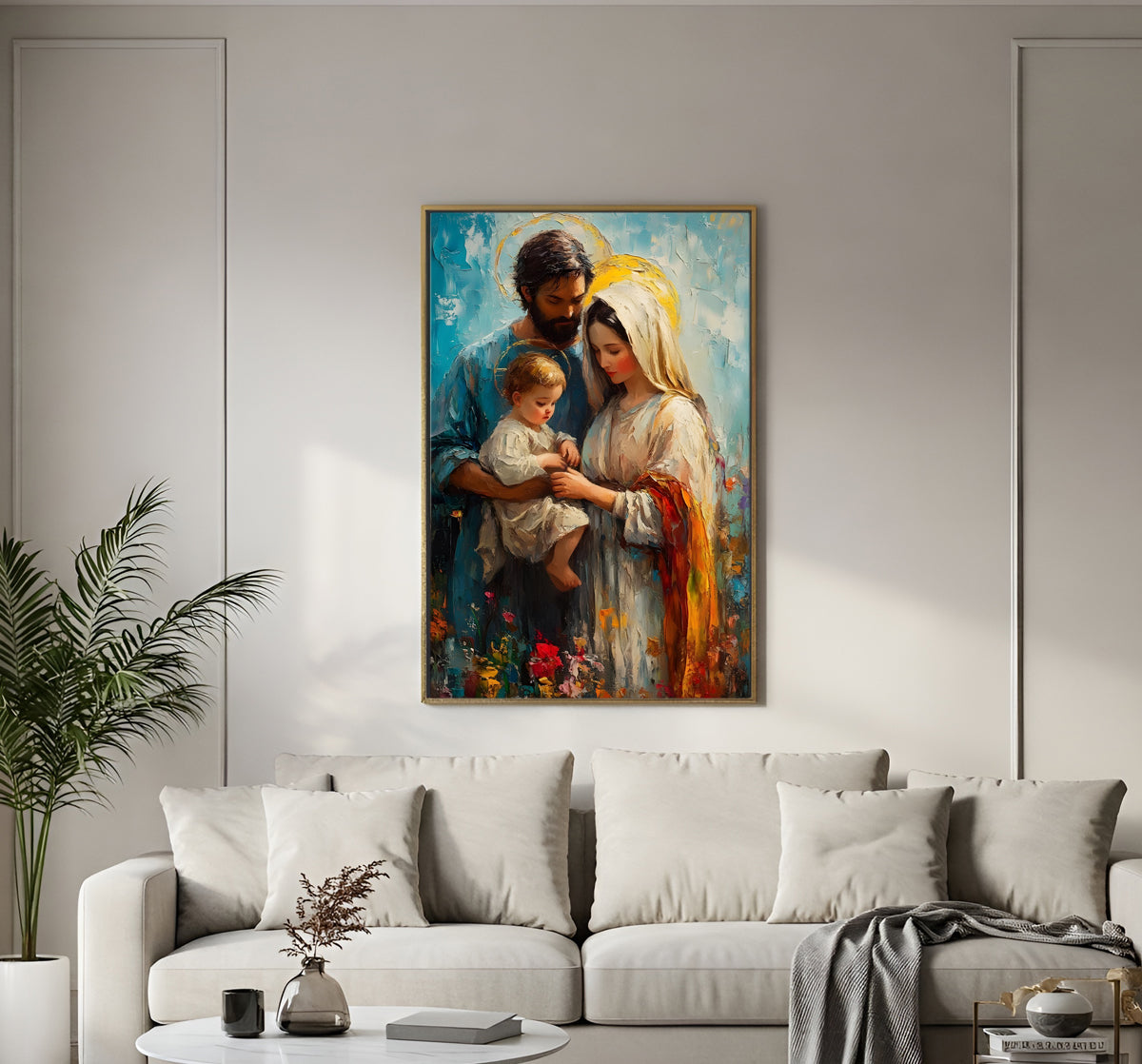 Holy family Acrylic  wall photo frame 4