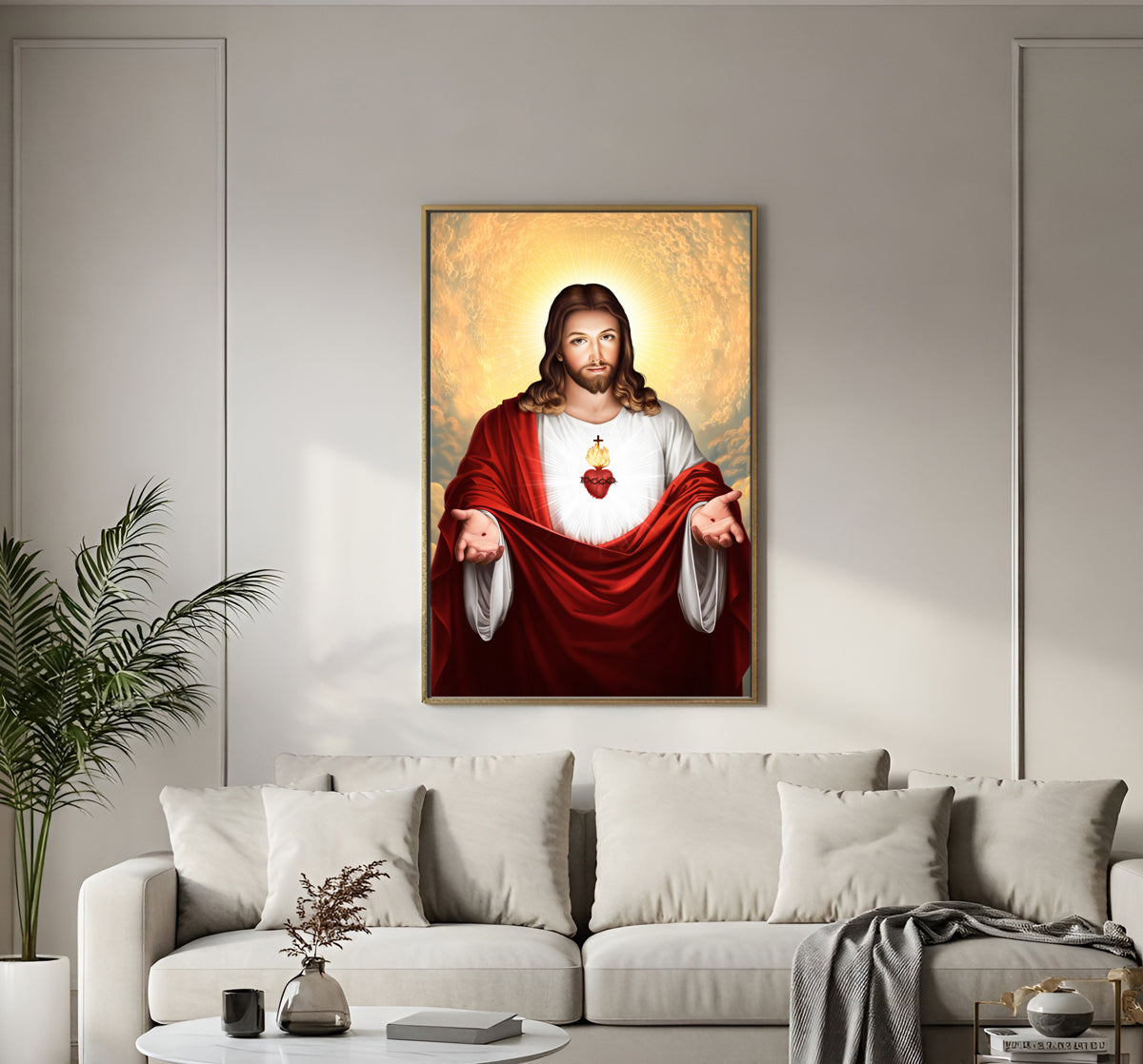 sacred heart Jesus hd Acrylic  wall photo frames5