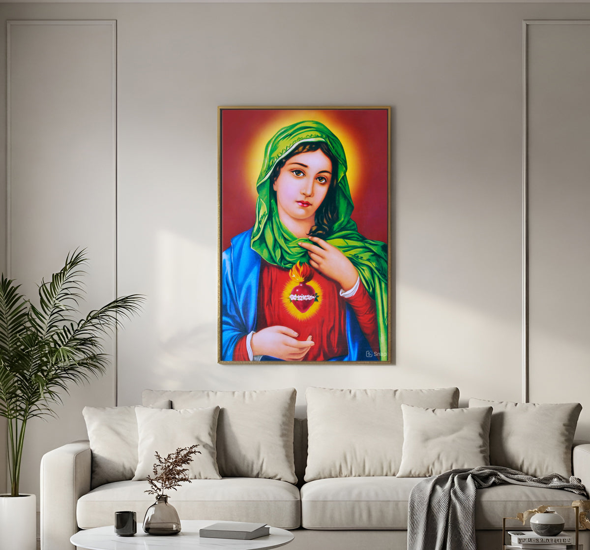 Holy mary  Acrylic  wall photo frame 1