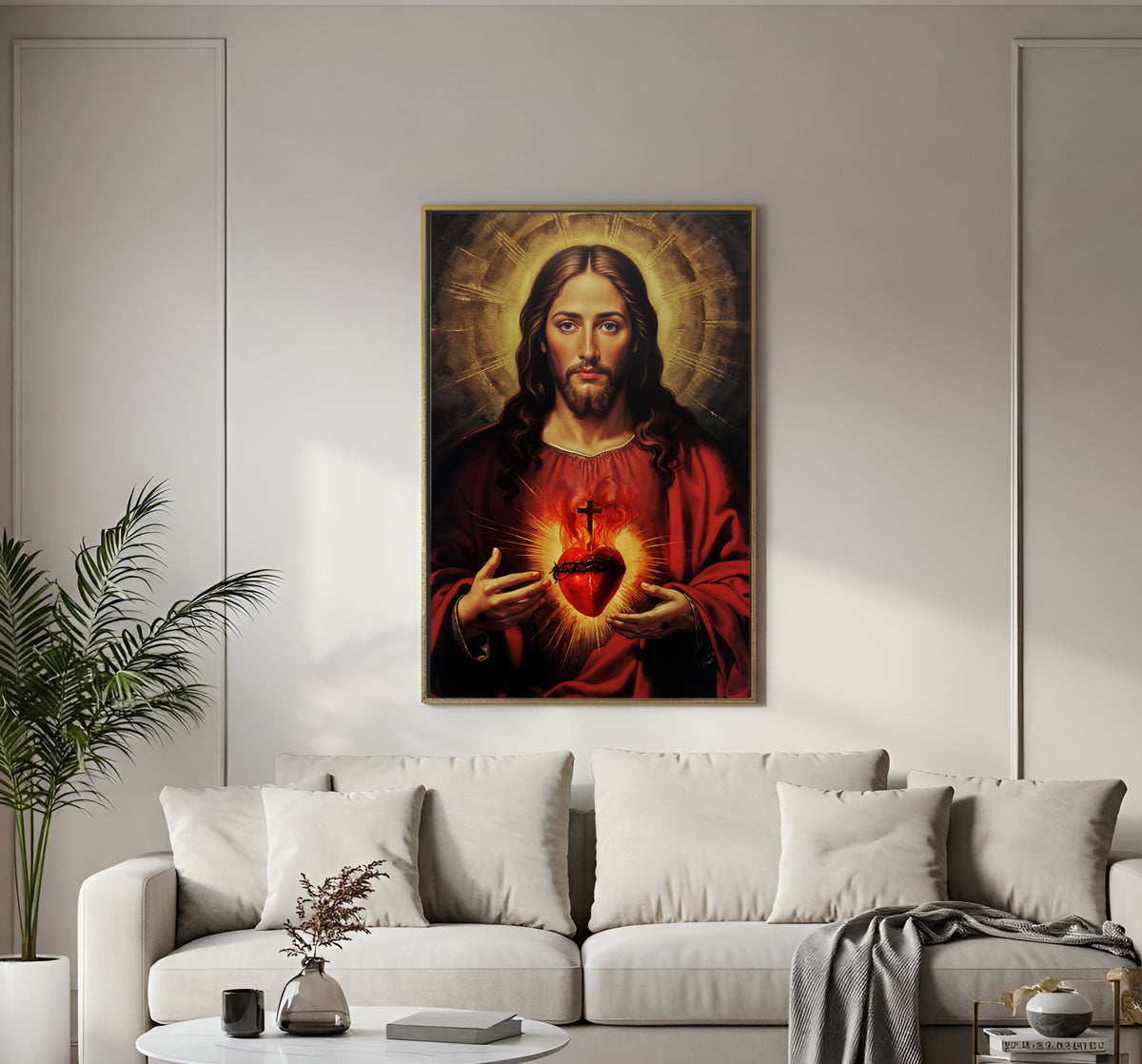 sacred heart Jesus hd Acrylic  wall photo frames12