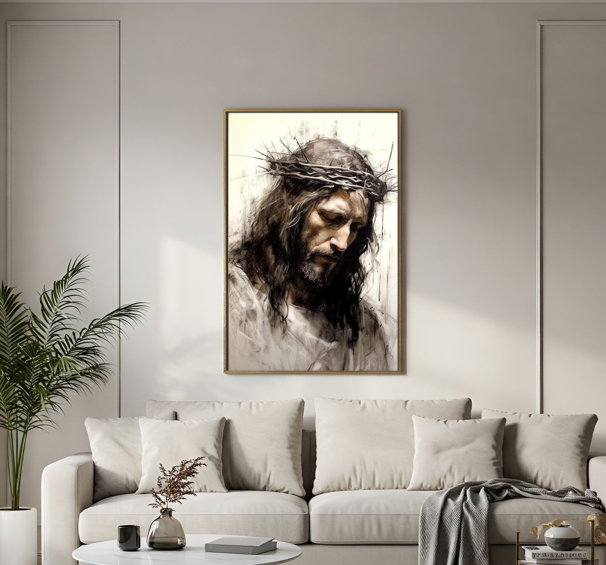 sacred heart Jesus hd Acrylic  wall photo frame2